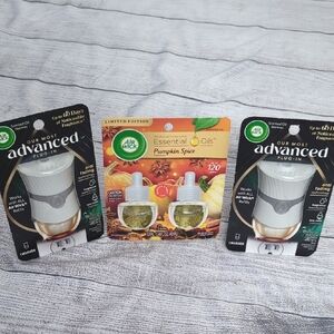 Air Wick Plug-In Warmers with Pumpkin Spice Essential Oils